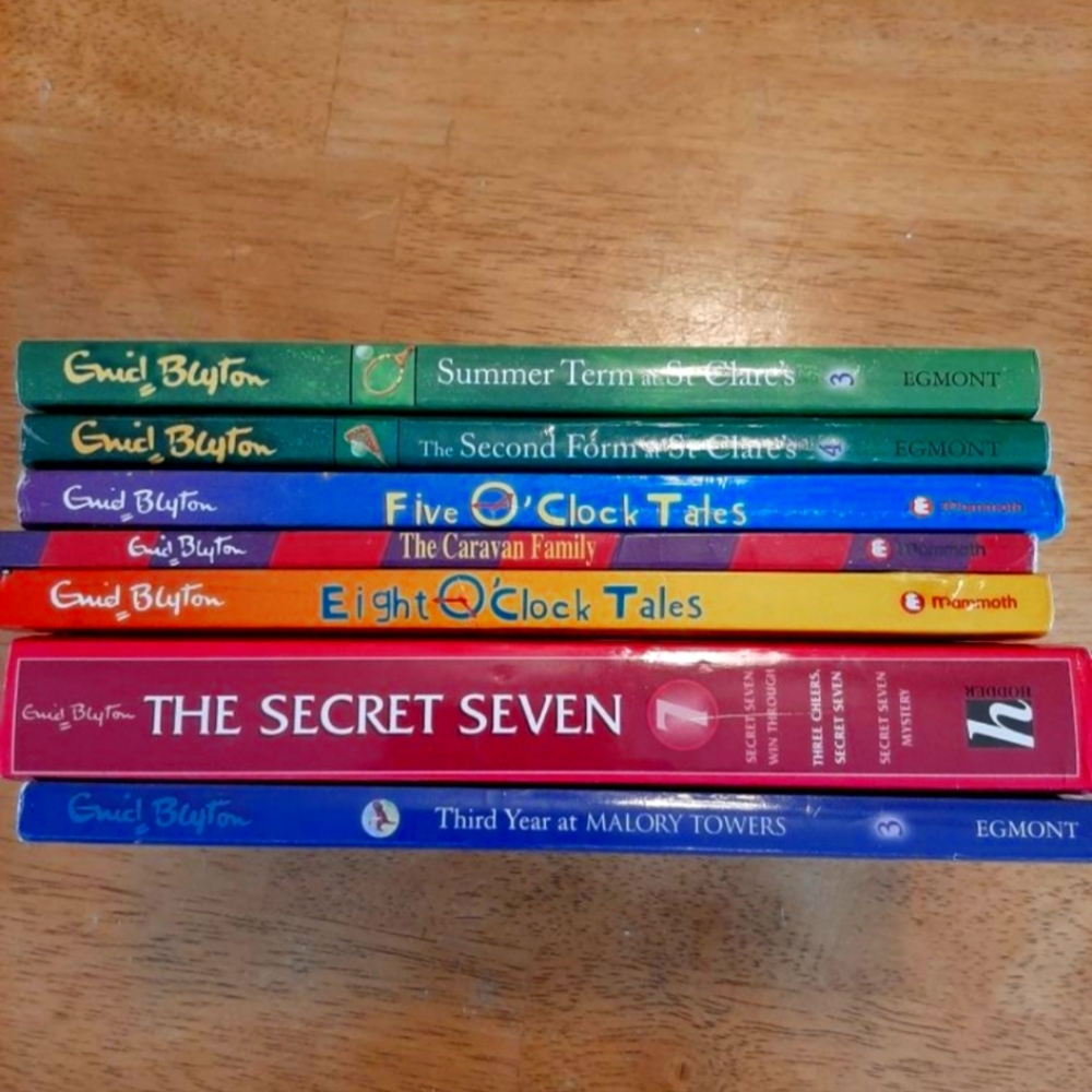 Different titles of enid blyton.booksAll books are $4 Only Secret Seven $6